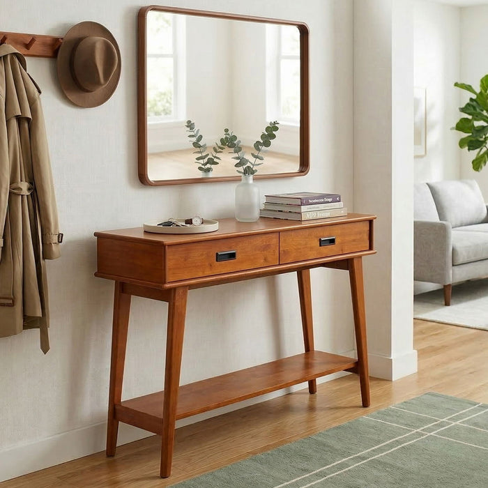 Draper - Console Table - Teak Simpli-Home