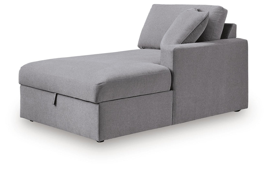Modmax - RAF Corner Chaise With Storage - Granite Signature Design by Ashley®