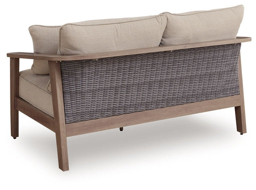 Harmony Headlands - Loveseat With Cushion - Natural / Gray Signature Design by Ashley®