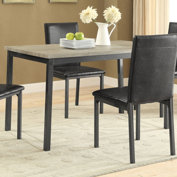 Rectangle Dining Table - Gray Furniture Max
