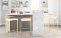 Fuji - Contemporary / Glam & Quality Construction Barstool Lumi Source