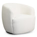 Mina - Swivel Chair - White Ashcroft Furniture