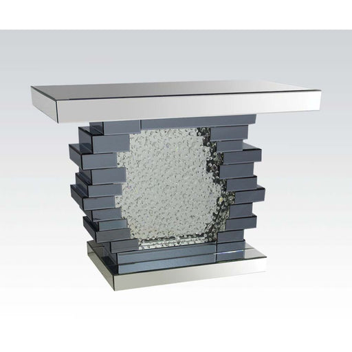Nysa - 47" X 14" Console Table - Mirrored & Faux Crystals ACME