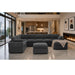 Sectional, Large Arms, Toss Pillows Included Home Essentials