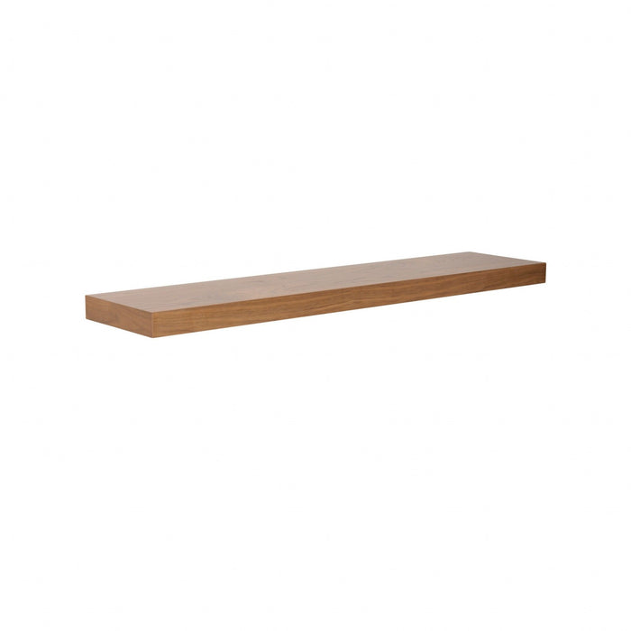 Wooden Wall Mounted Floating Shelf - Brown