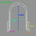 Metal Garden Arch Garden Arbor Trellis Climbing Plants Support Rose Arch Outdoor Arch Daily Nest