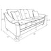 Lido - 2 Piece Sofa Set - Light Gray Furniture Max