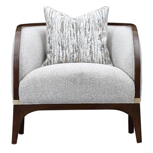 Houston - Matching Chair - Pebble / Walnut Michael Amini