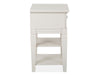 Willowbrook - Open Nightstand - Egg Shell White With Slight Rub Through Magnussen Furniture