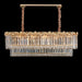 Marquise - 16-Light Rectangular Chandelier - Gold Michael Amini