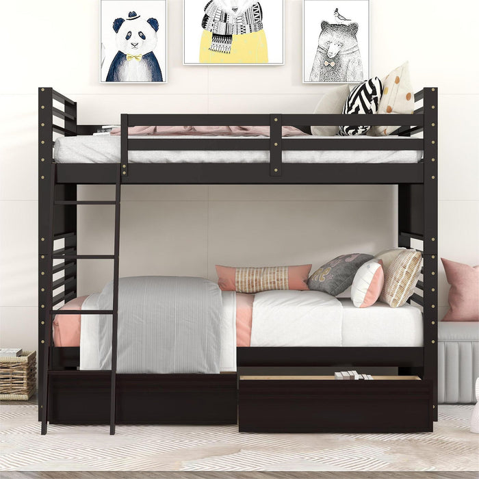 Bunk Bed With 2 Drawers