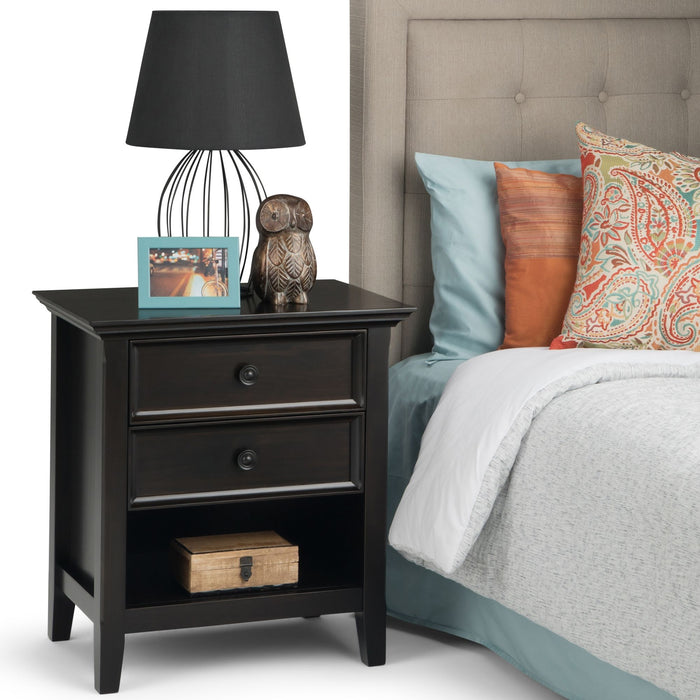 Amherst - Bedside Table, Handcrafted Simpli-Home
