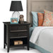 Amherst - Bedside Table, Handcrafted Simpli-Home