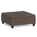 Harrison - Upholstered Coffee Table Storage Ottoman Simpli-Home