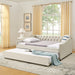 Upholstered Daybed With USB Charging & Pull Out Bed Home Essentials