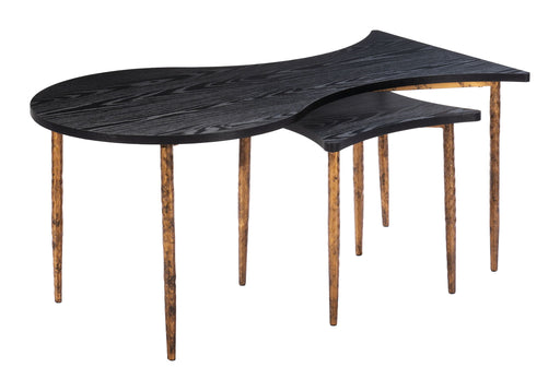 Norden - Coffee Table Set - Black / Bronze Zuo Modern