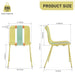 Modern Striped Blocking Single Chairs (Set of 4) Home Essentials