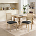 Dining Chairs With Square Back (Set of 2) Home Essentials