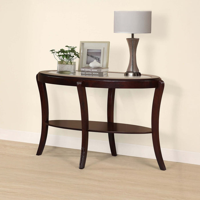 Table With Tempered Glass Shelf Home Essentials