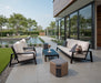 Verona - Seating Sofa - Dark Espresso / Gray / Off White Home Essentials