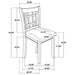 Davis - Dining Side Chair (Set of 2) - Light Oak Furniture Max