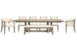 Braelyn - Extendable Trestle Dining Table Set Magnussen Furniture