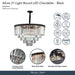 Michael Amini Lighting - Allure 21-Light Round Crystal Chandelier - Matte Black / Pearl Silver Michael Amini