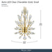 Michael Amini Lighting - Astra 18" Crystal LED Chandelier - Gold Michael Amini