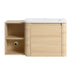 Wall Mounted Bathroom Vanity & Sink, Storage Shelves & Soft Close Door Home Essentials