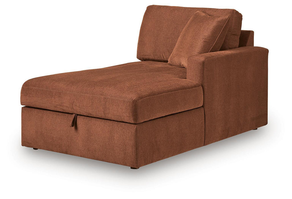 Modmax - RAF Corner Chaise With Storage - Spice Signature Design by Ashley®