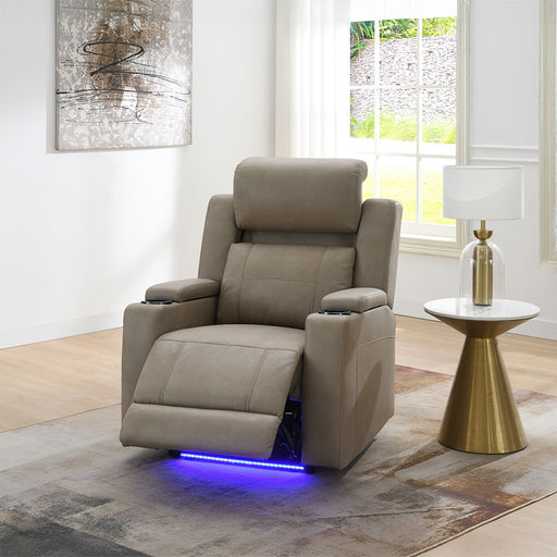 Lugo - Power Motion Recliner With Cup Holder - Camel ACME