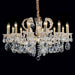 Michael Amini Lighting - Portola 14-Light Traditional Crystal Chandelier - Gold Michael Amini