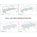 Sleeper Sectional Sofa With Pull Out Bed, Reversible Chaise, Hidden Storage Home Essentials