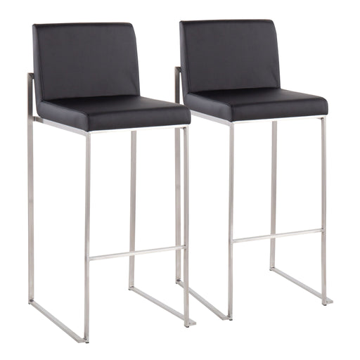 Fuji - Contemporary And Modern Elegance High Back Barstool Lumi Source
