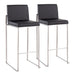 Fuji - Contemporary And Modern Elegance High Back Barstool Lumi Source