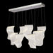 Michael Amini Lighting - Sheer Waves 8-Light Modern LED Chandelier - Chrome Michael Amini