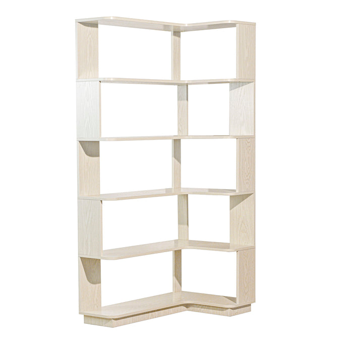 L-Shaped Corner Bookshelf Home Essentials