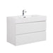 Alice - Bathroom Vanity With Large Storage, Sink Wall Mounted Floating Bathroom Vanity For Modern Bathroom, One-Piece Sink Basin Without Drain And Faucet Home Essentials