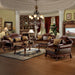 Dresden - Sofa - Bone PU & Gold Patina ACME