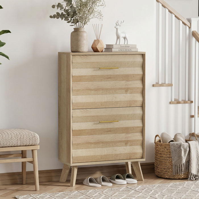 Flip Top Shoe Cabinet Home Essentials