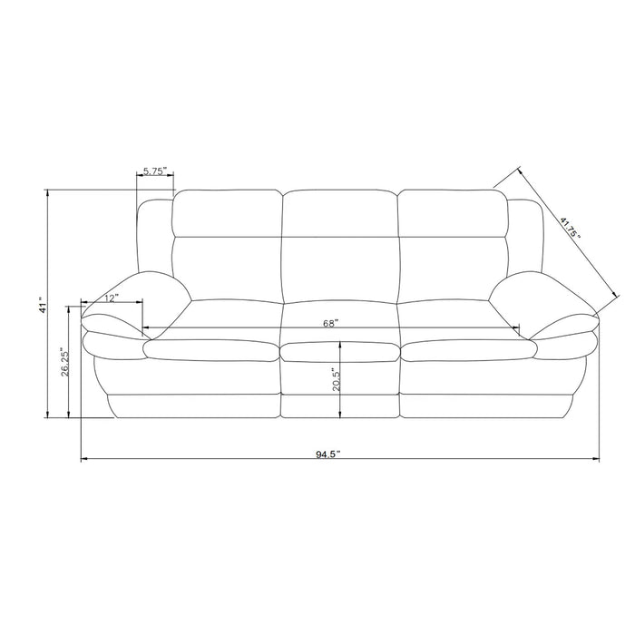 Winston - Power Reclining Set Global Furniture USA