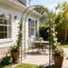 Metal Garden Arch Garden Arbor Trellis Climbing Plants Support Rose Arch Outdoor Arch Daily Nest