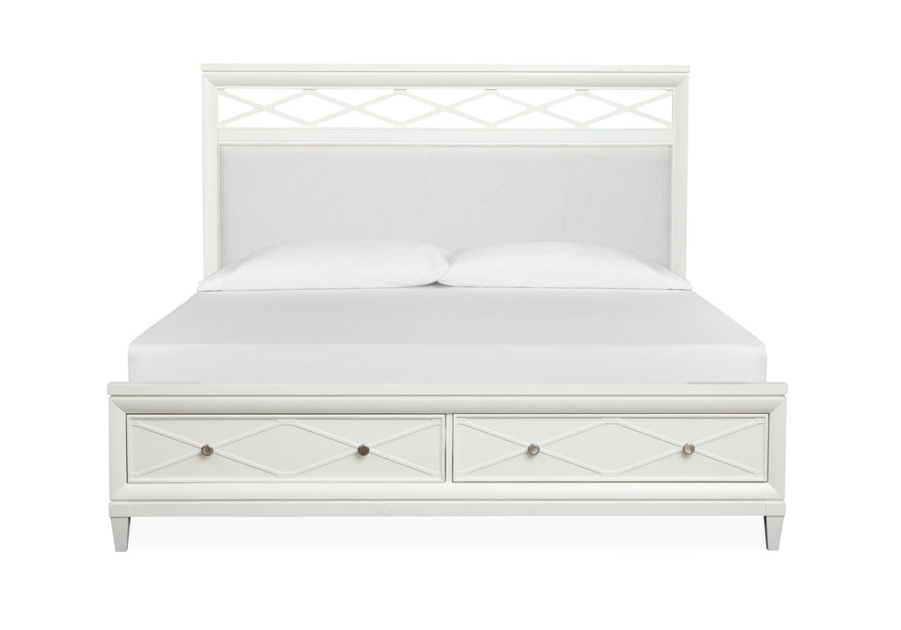 Springhouse - Upholstered Panel Storage Bed Magnussen Furniture
