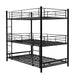 Triple Frame Bed With Built In Ladder Home Essentials