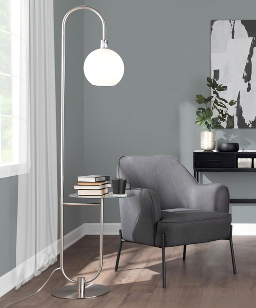 Trombone - Contemporary / Glam Floor Lamp Lumi Source