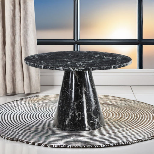 Hollis - Dining Table With Engineered Stone Top - Engineered Stone ACME