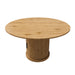 Extendable Oval Dining Table With 2 Tier Storage - Oak Home Essentials