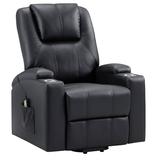 Macklin - Power Lift Massage Recliner With Heat And Dual Cupholders Furniture Max
