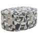 St. Helena - Oval Storage Ottoman With Removable Top - Indigo Furniture Max