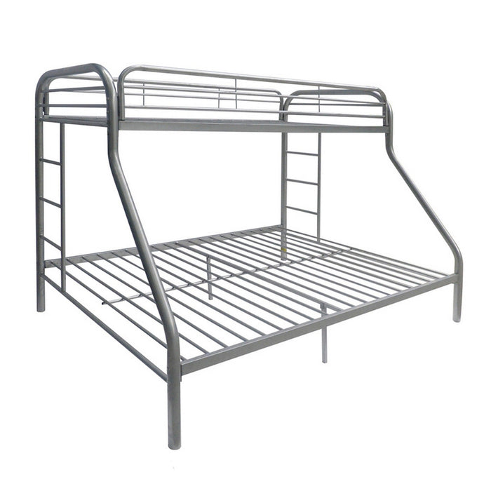 Tritan - Twin / Full Bunk Bed - Silver Acme
